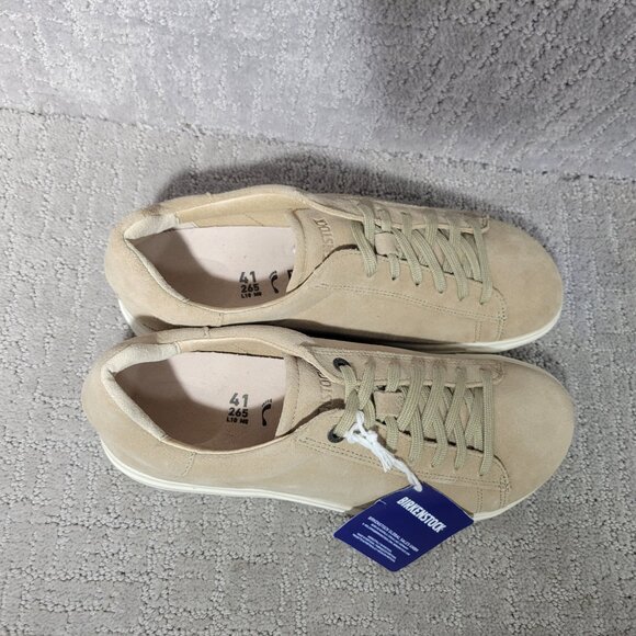Birkenstock Bend Low Unisex Size EU 41 US L10 M8 Taupe Suede Leather Sneakers. - Picture 5 of 12
